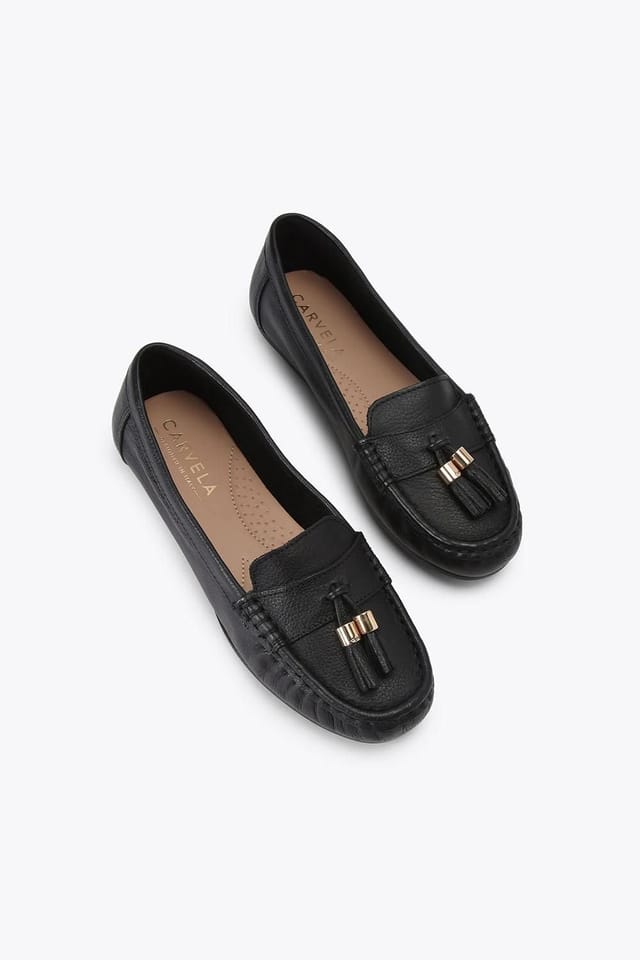 Carvela Carvela Women's 'Fiasco' Leather Flats in Black - 2