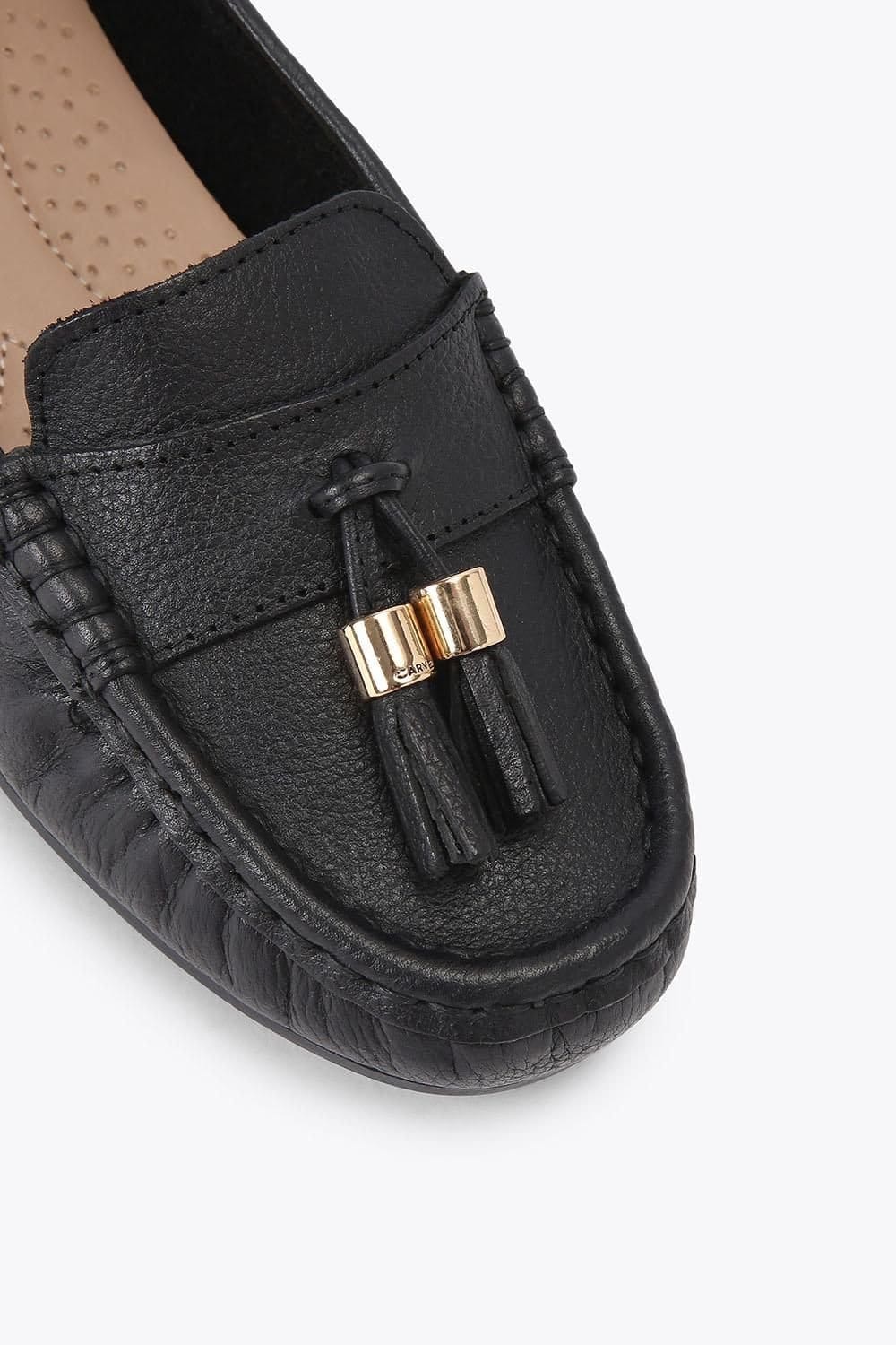 Carvela Carvela Women's 'Fiasco' Leather Flats in Black - 4