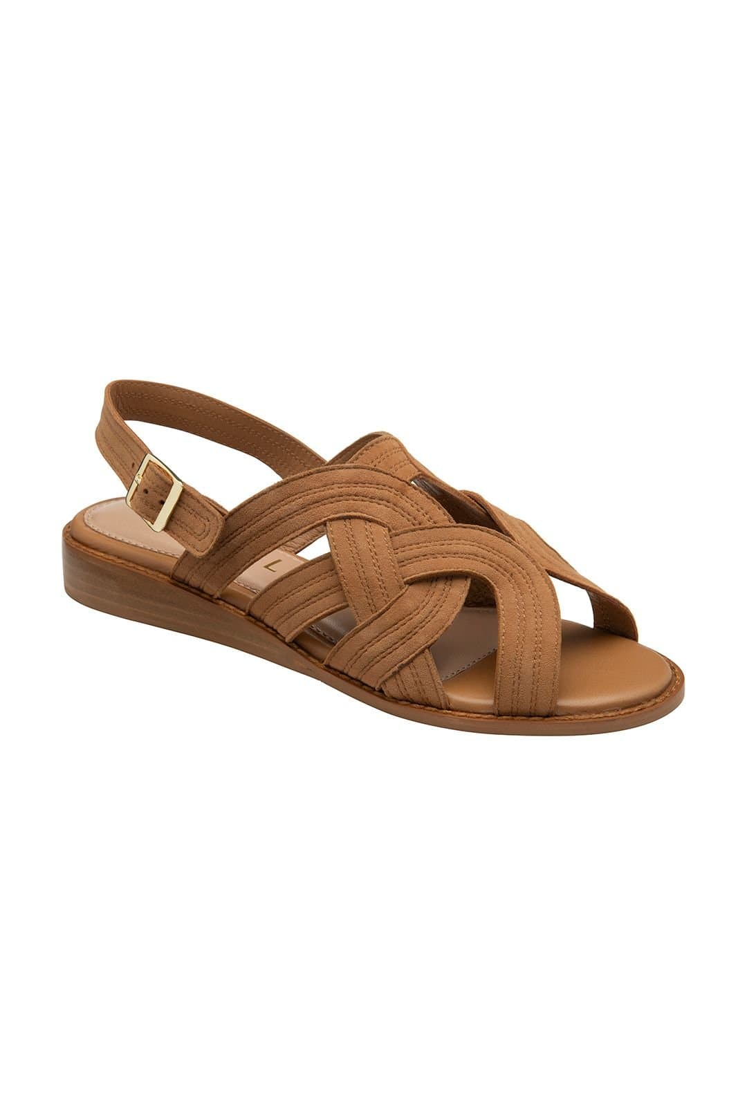 Ravel Ravel Women's 'Waren' Leather Ankle-Strap Sandals in Tan