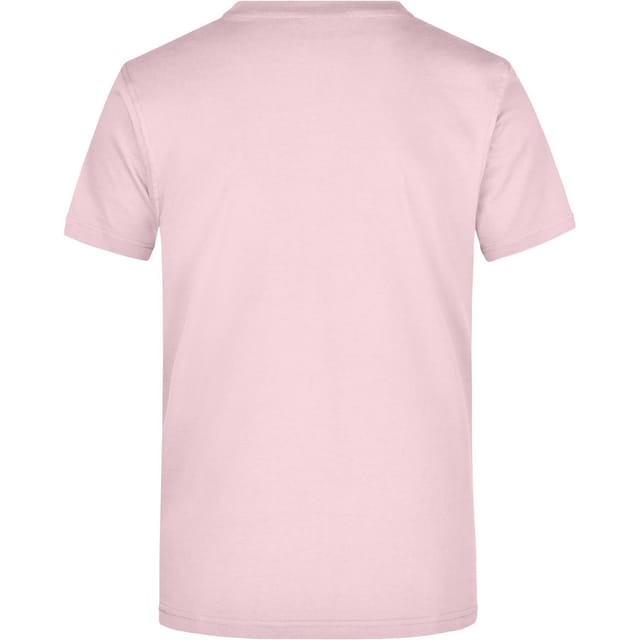 James and Nicholson James and Nicholson Men's Heavyweight Crew Neck T-Shirt in Rose - 2