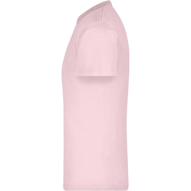 James and Nicholson James and Nicholson Men's Heavyweight Crew Neck T-Shirt in Rose - 3