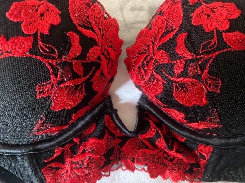 New Look New look red lace push up bra