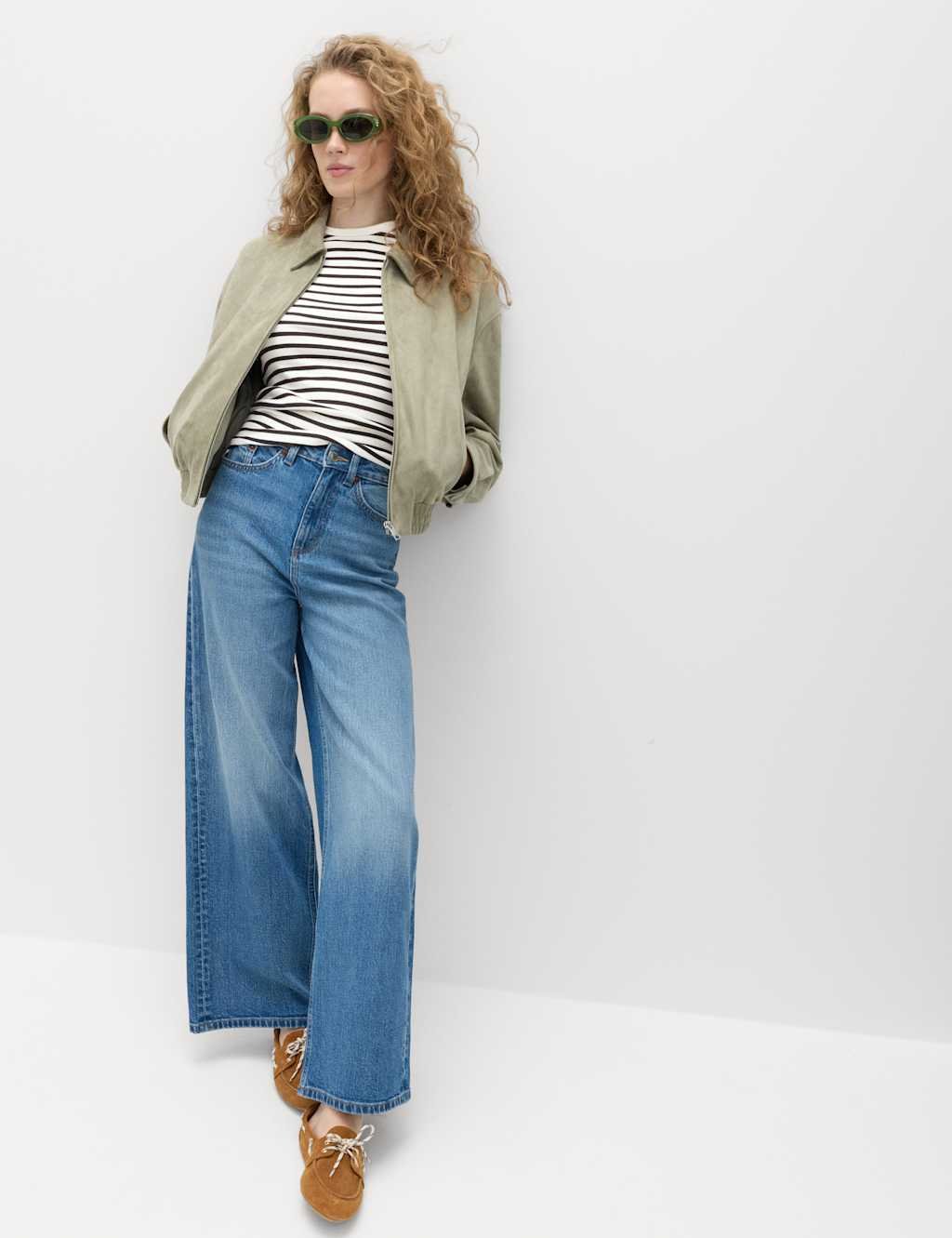 Marks & Spencer M&S Cotton Rich Ribbed Slim Fit T-Shirt Black Mix - 4