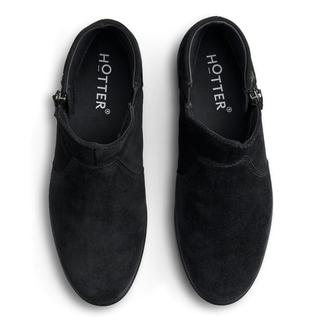 Hotter Hotter Women's Wide Fit 'Ludlow' Ankle Boots in Black - 3