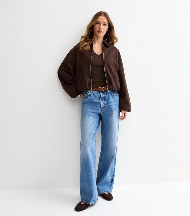 New Look Women's Dark Brown Jersey V-Neck Vest New Look - 3