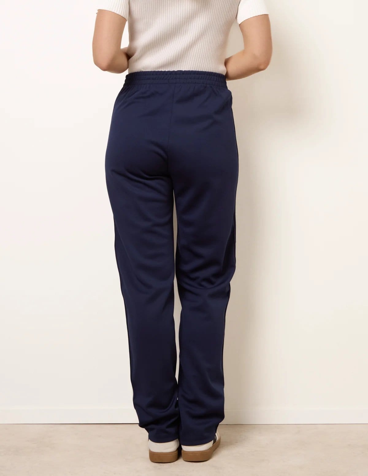 Blue Vanilla Side Stripe Sport Trousers - 4