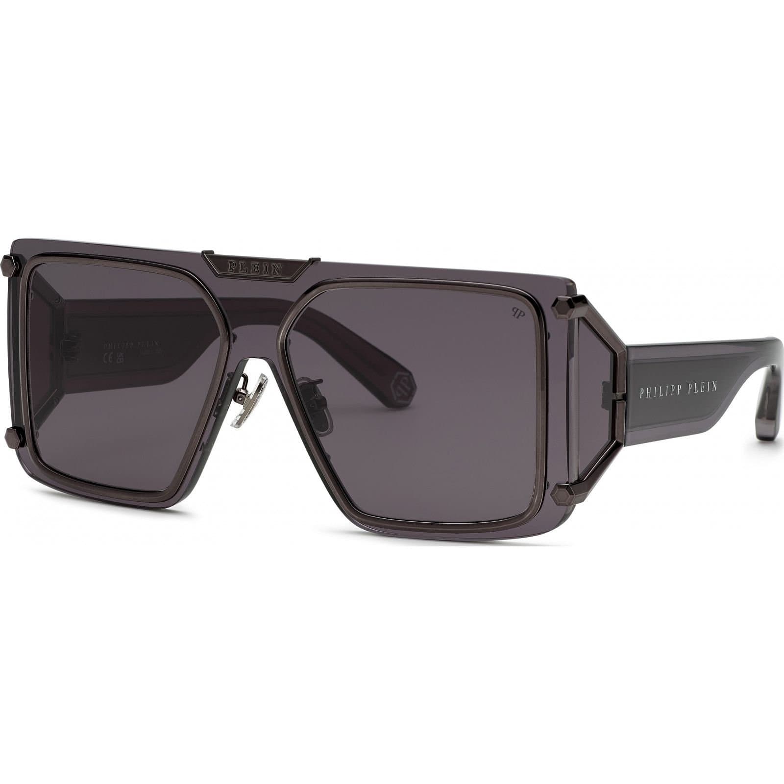 Philipp Plein Philipp Plein Men's SPP096M990I86 Square/Rectangle Sunglasses in Grey