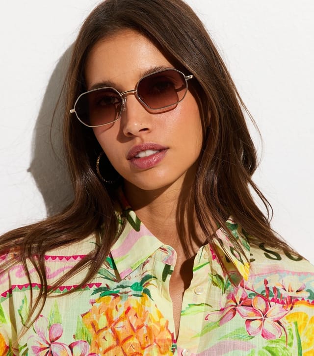 New Look Women's Multicoloured Fruit Print Shirt New Look - 3