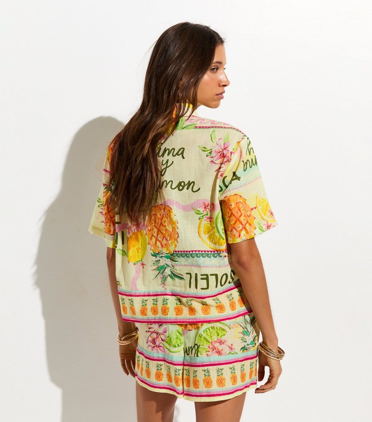 New Look Women's Multicoloured Fruit Print Shirt New Look - 4