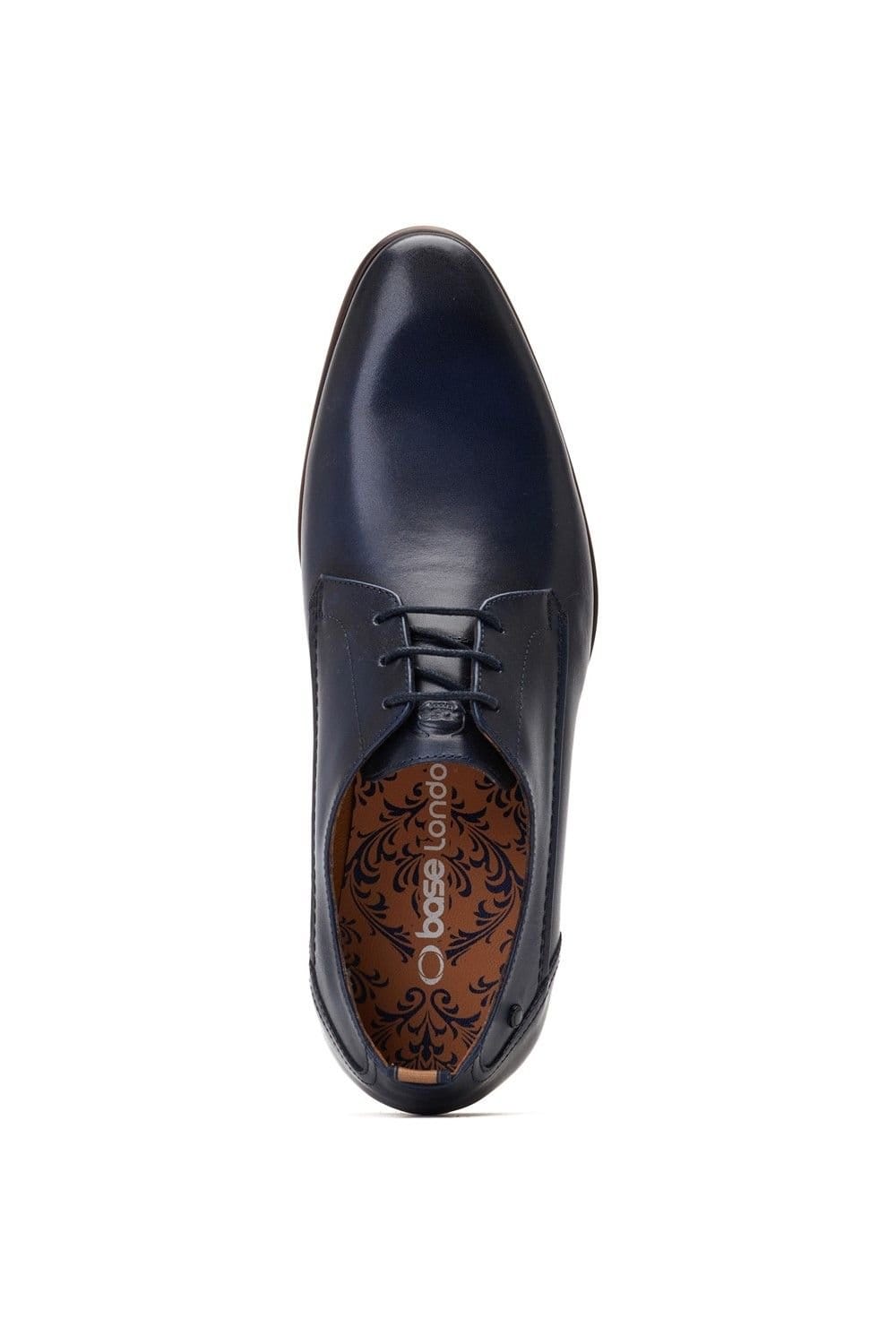 Base London Base London Men's Gambino Lace Up Derby Shoe in Navy - 4