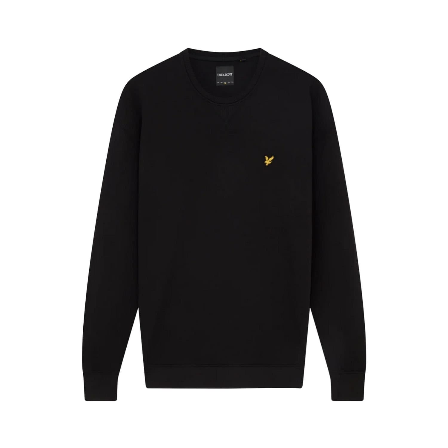 Lyle & Scott Lyle & Scott Men's Crew Neck Plus Sweatshirt in Black