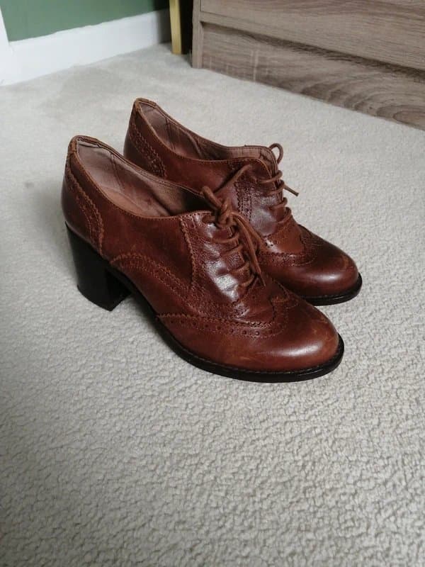 Topshop Brogue shoes with heel