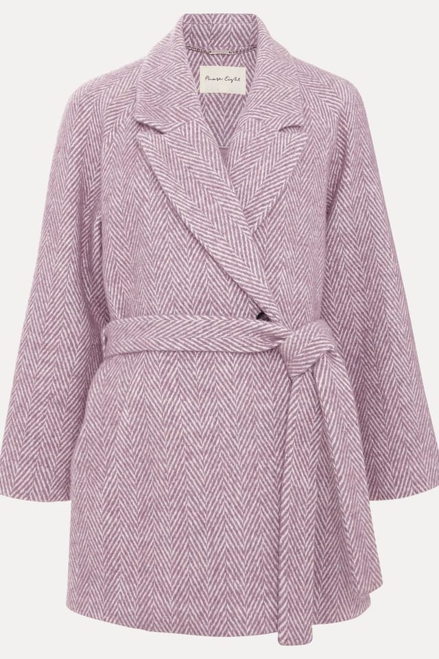 Phase Eight Phase Eight Women's Niamh Wrap Coat in Lilac - 2