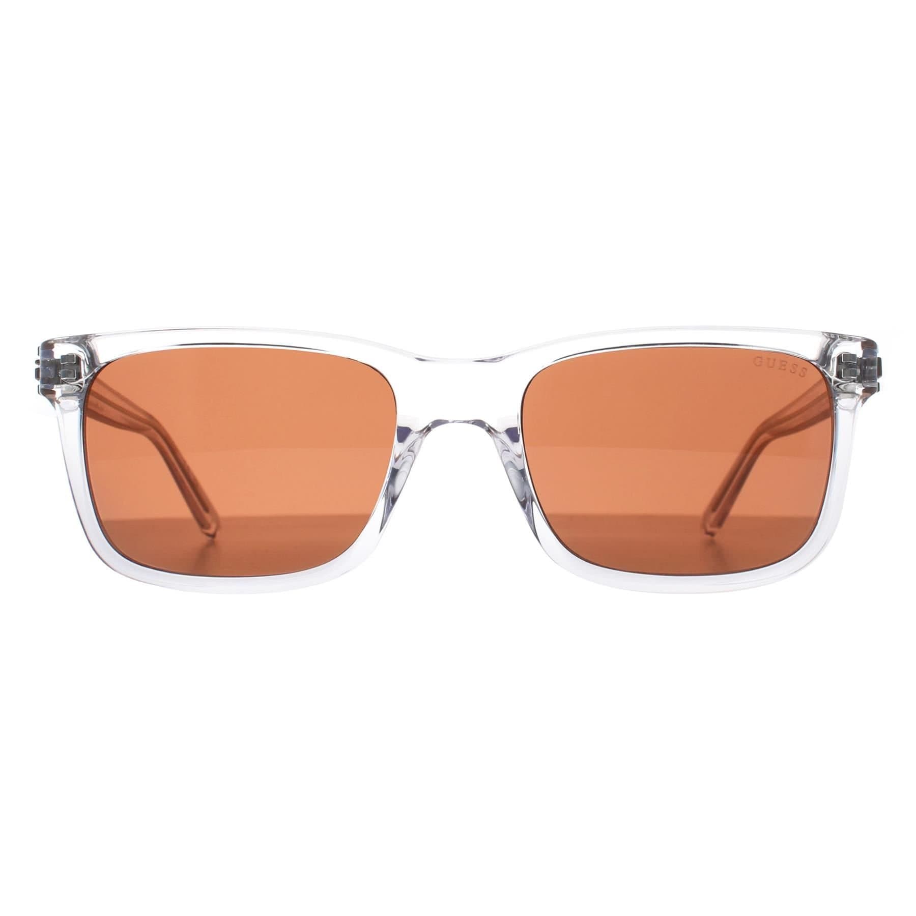 Guess Guess Men's Rectangle Clear Brown GU00066