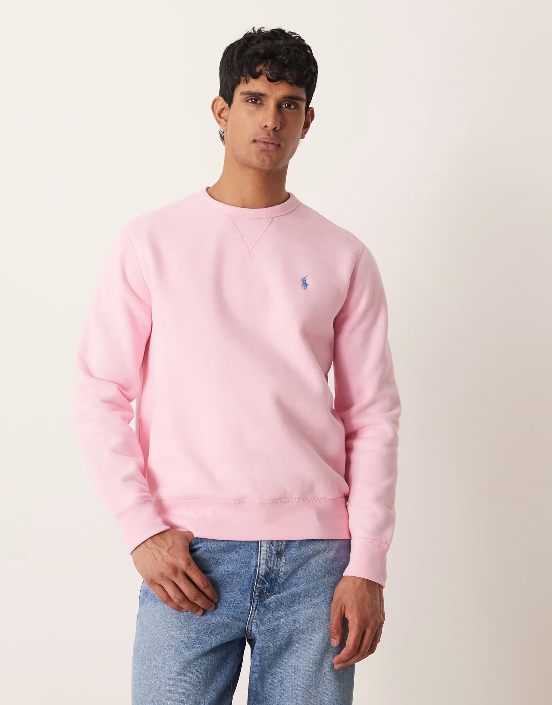 ASOS Polo Ralph Lauren Pink Crew Neck Sweatshirt