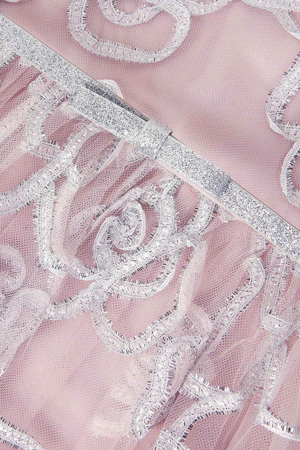 Monsoon Monsoon Women's Rose Tinsel Party Dress Pink - 4