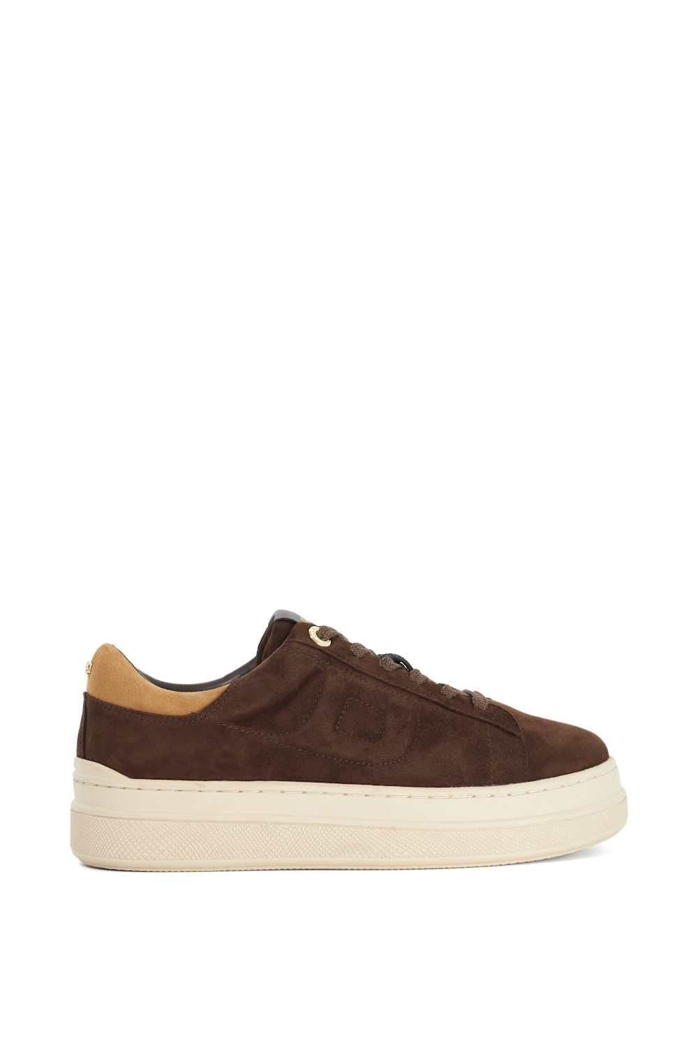 Dune London Dune London Women's 'Eden' Suede Trainers in Brown
