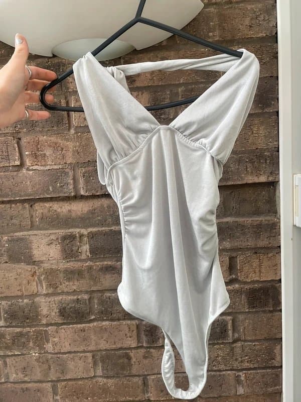Bershka Silver bodysuit