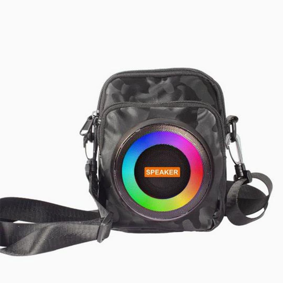 Quipulse Quipulse Men's Black Bluetooth Speaker Backpack
