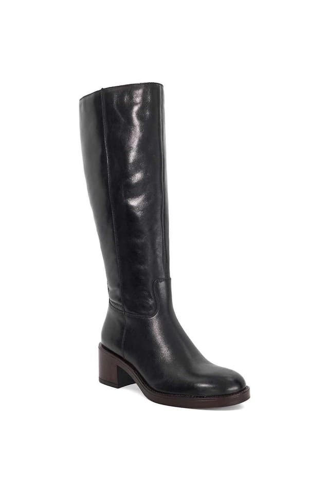 Dune London Dune London Women's 'Tammies' Leather Knee High Boots in Black - 2