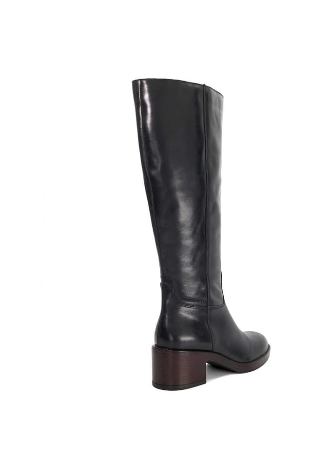 Dune London Dune London Women's 'Tammies' Leather Knee High Boots in Black - 3