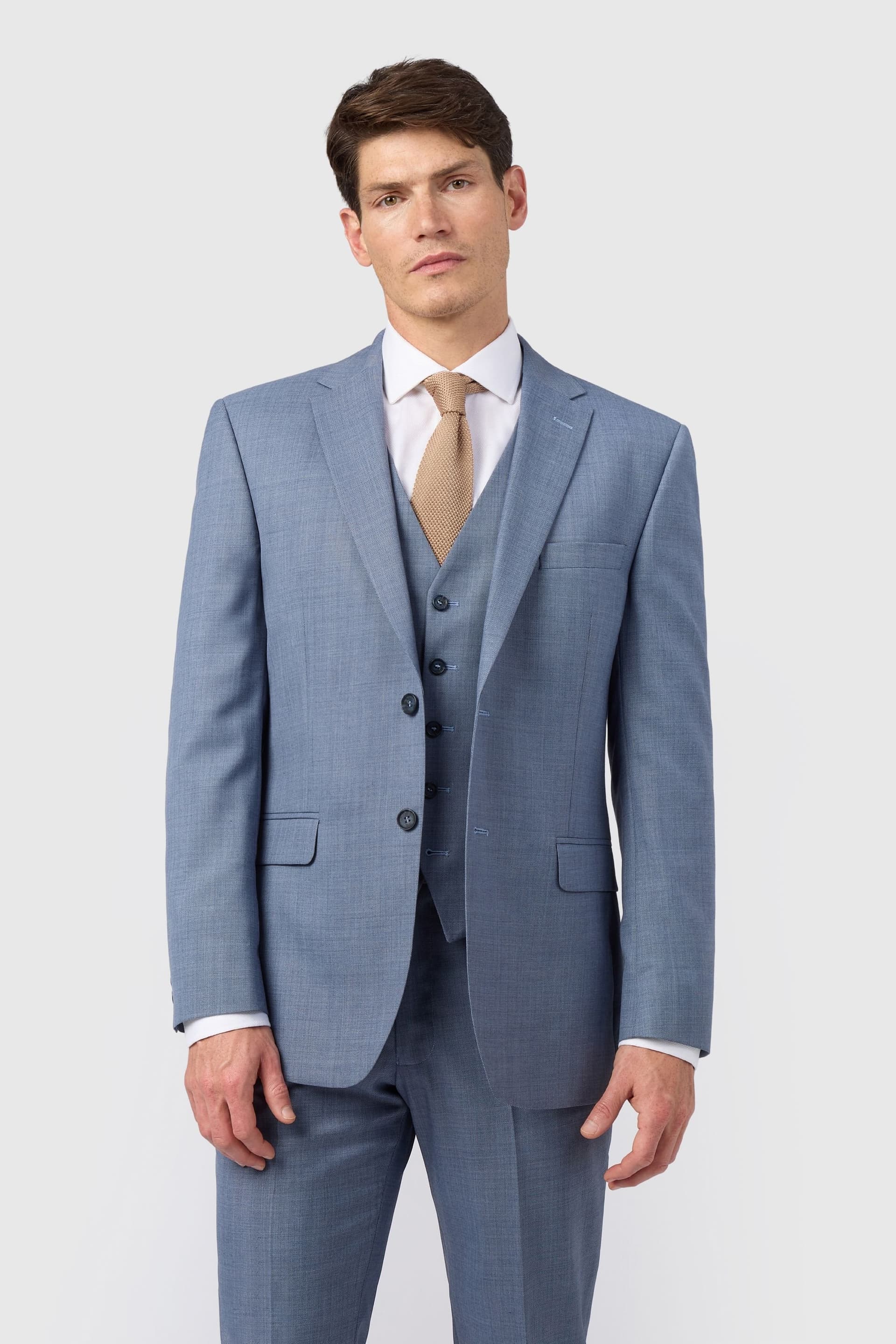 Racing Green Racing Green Men's Airforce Suit Jacket in Blue