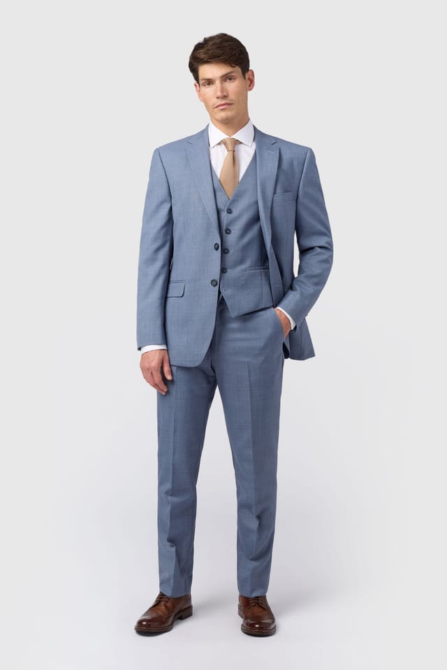 Racing Green Racing Green Men's Airforce Suit Jacket in Blue - 2