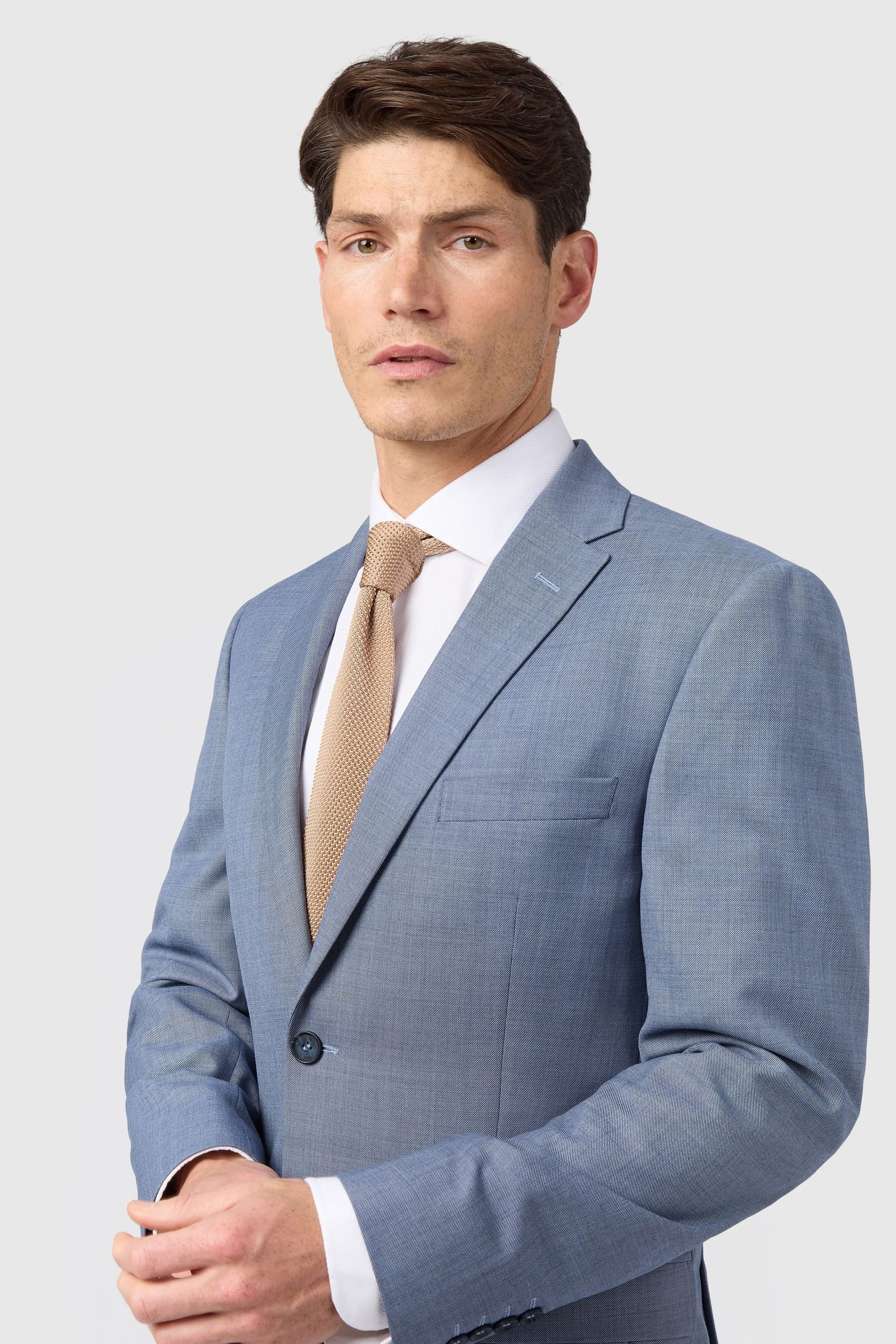 Racing Green Racing Green Men's Airforce Suit Jacket in Blue - 4