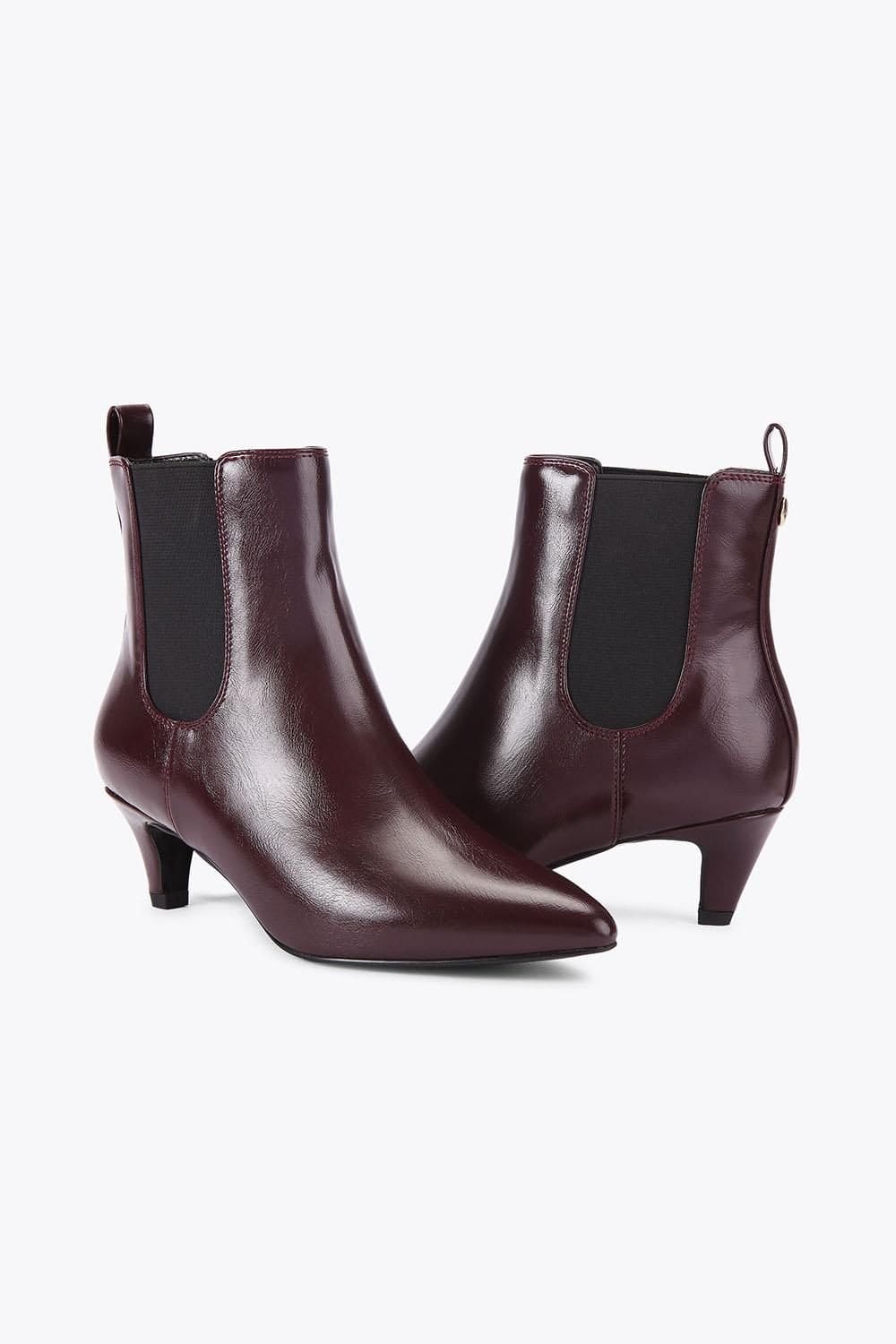 Carvela Carvela Women's 'Franca Ankle' Boots in Wine - 4