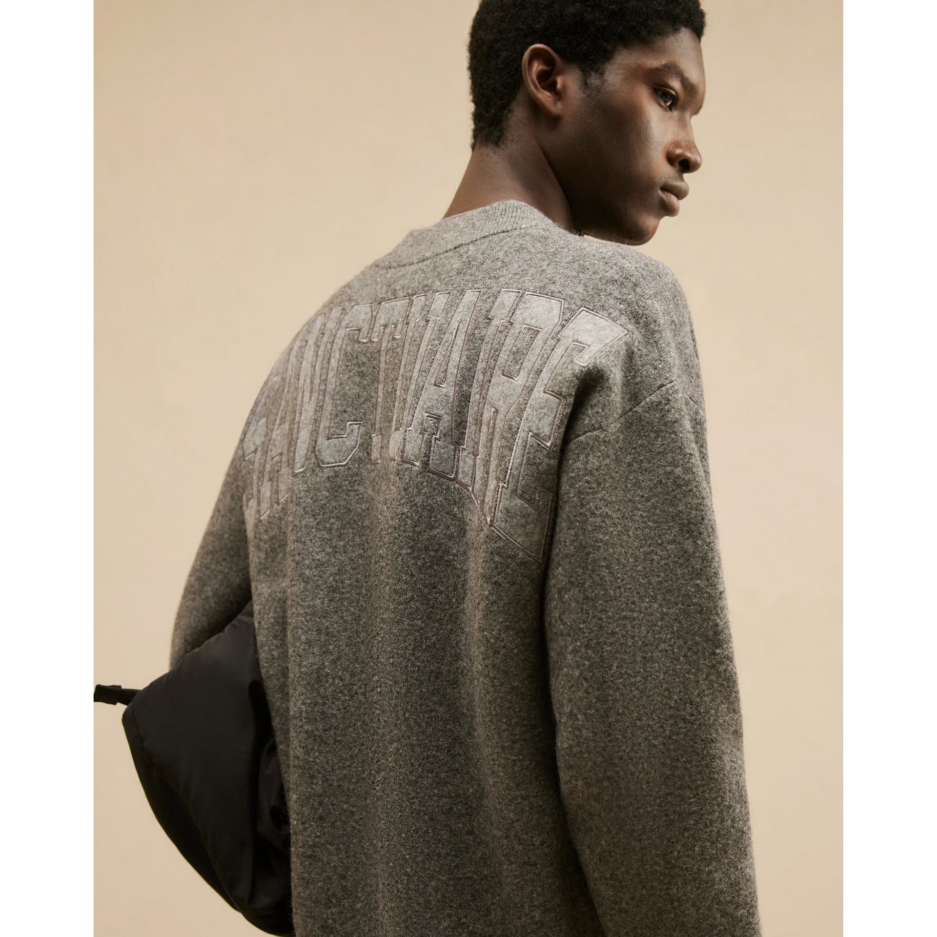 River Island Mens River Island Grey Sanctuaire Zip Up Jacket