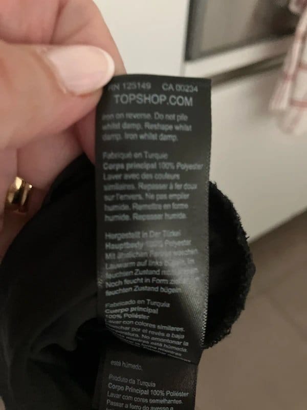 Topshop Black Satin Slip Midi Dress with Side Splits
