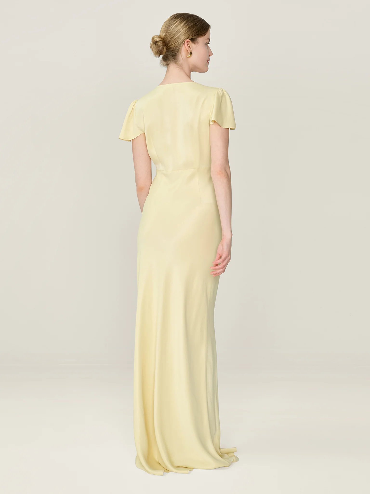 OMNES Fai Dress in Double Cream - 4