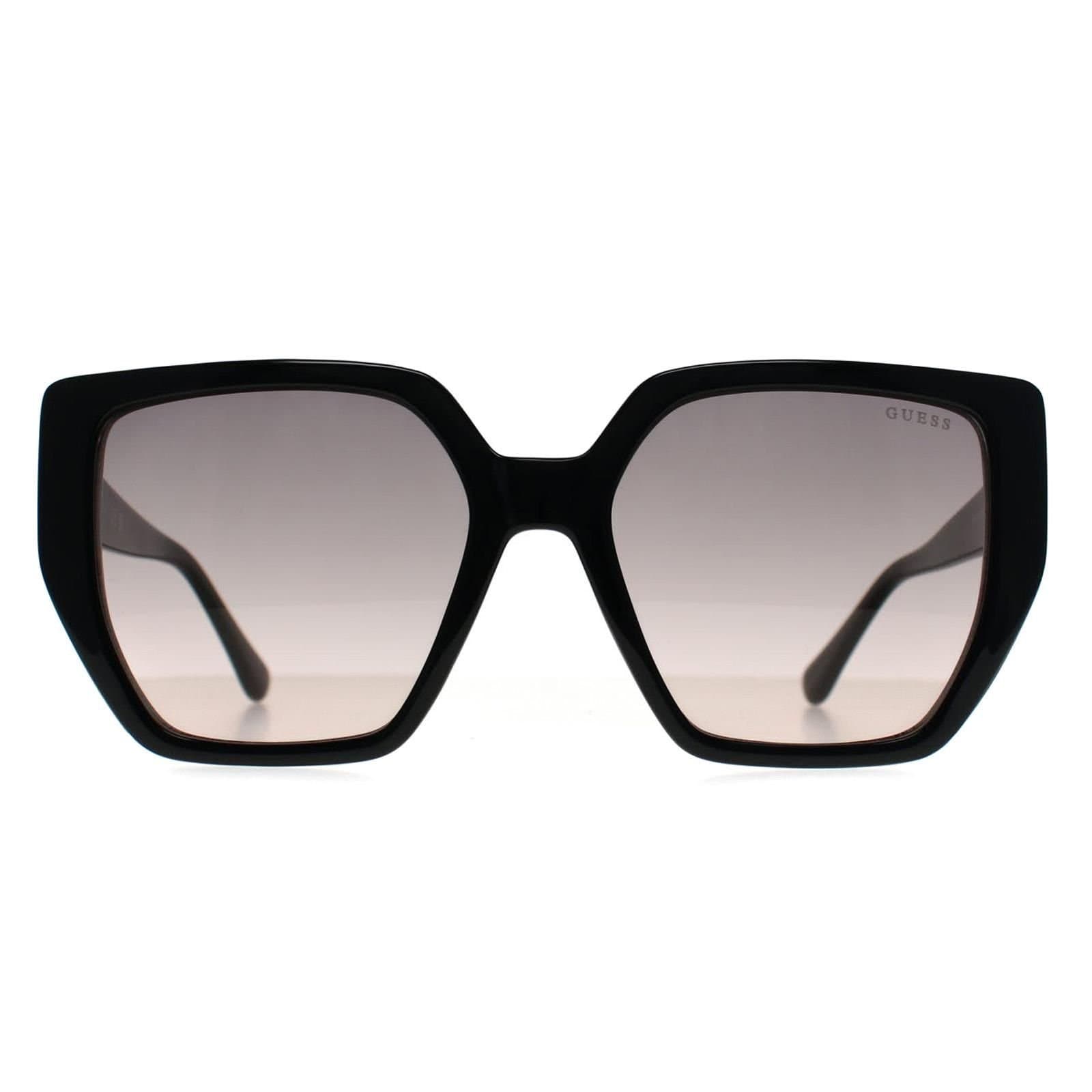 GUESS Guess Women's Cat Eye Shiny Black Pink Brown GF6178