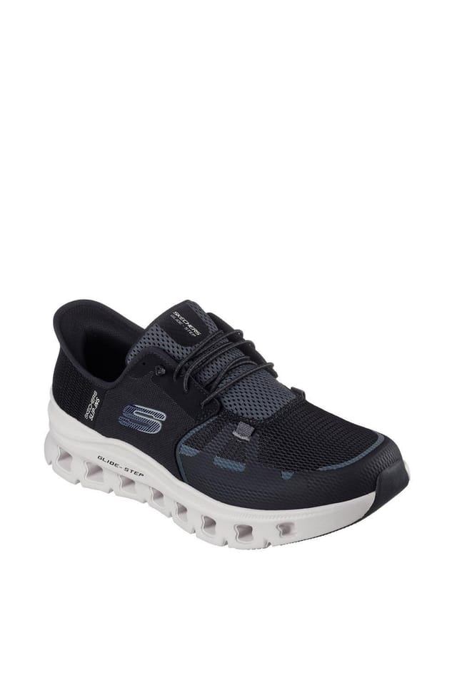 Skechers Skechers Men's Glide Step Slip-ins Mesh Bungee Sneaker Black - 2