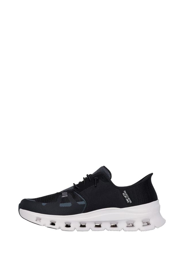 Skechers Skechers Men's Glide Step Slip-ins Mesh Bungee Sneaker Black - 3