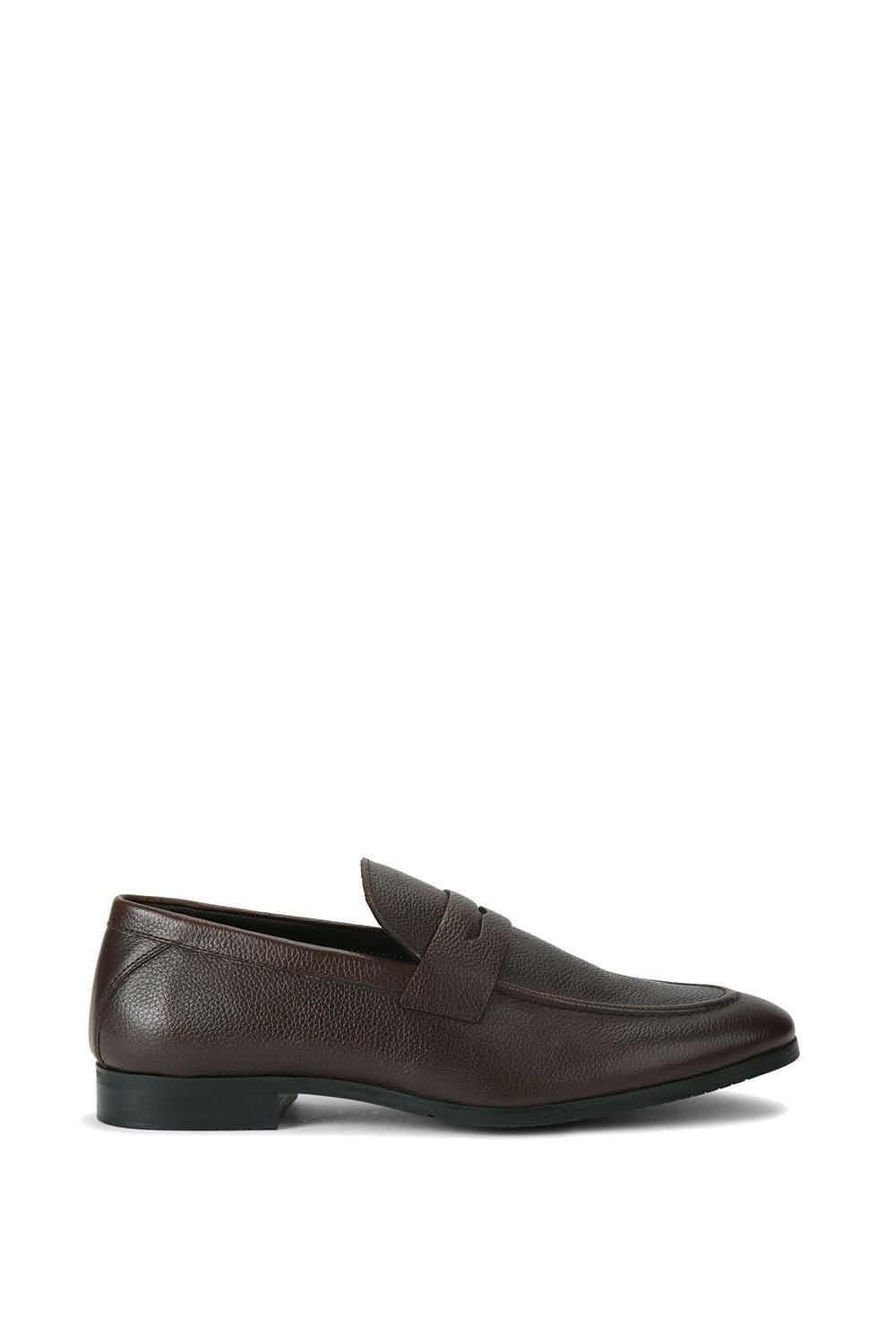 KG Kurt Geiger KG Kurt Geiger Men's 'Freddy' Leather Shoes in Dark Brown
