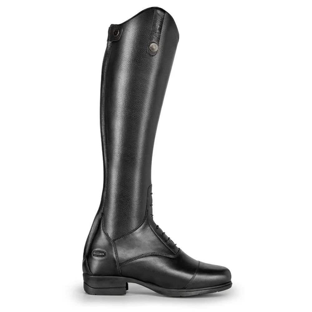 Moretta Moretta Women's Gianna Leather Riding Boots in True Black