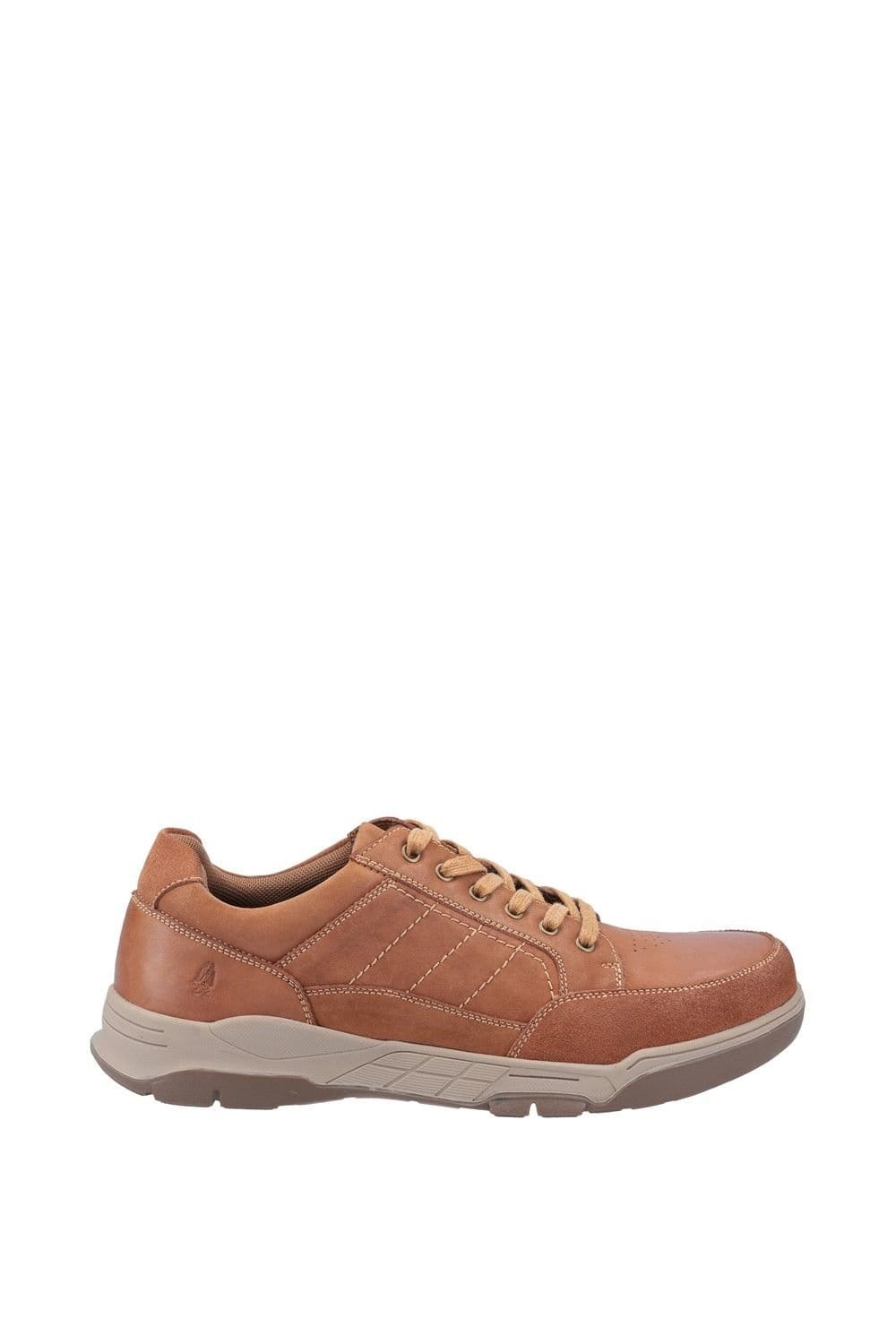 Hush Puppies Hush Puppies Men's 'Finley' Smooth Leather Lace Shoes in Tan - 4