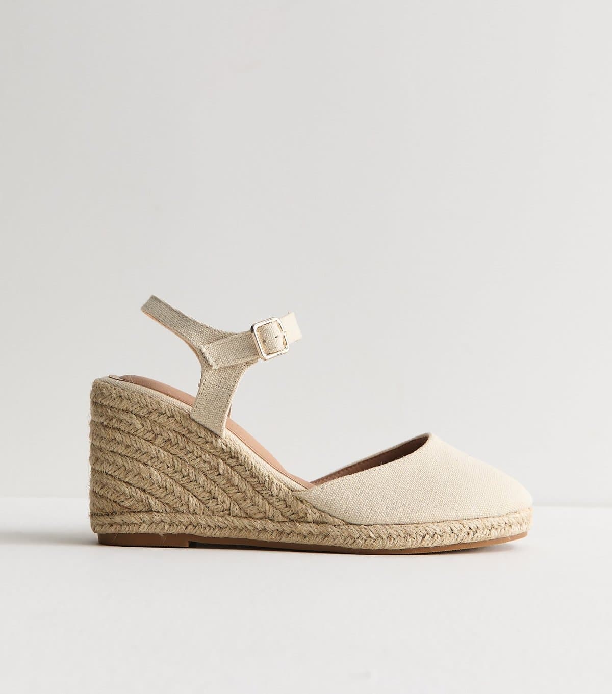 New Look New Look Off White Espadrille Wedges