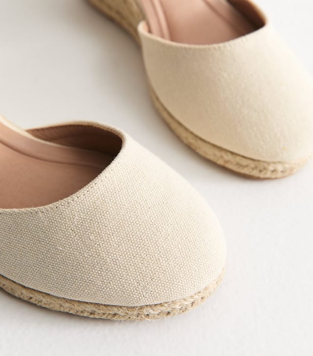 New Look Women's Off White Espadrille Wedges New Look - 3