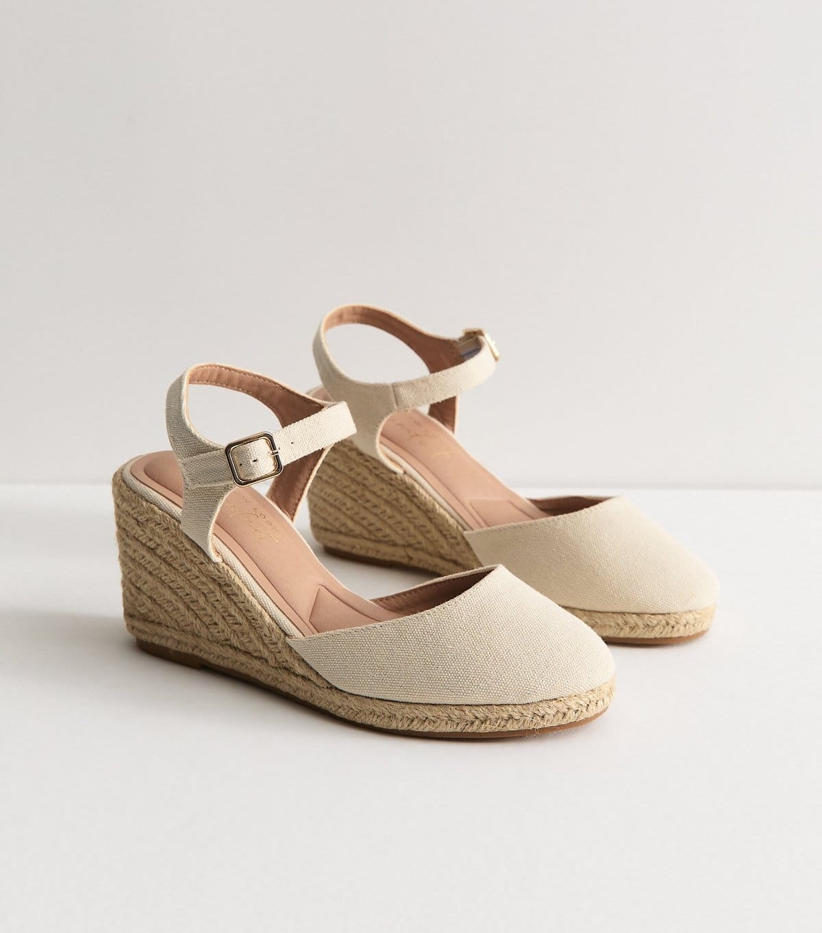 New Look Women's Off White Espadrille Wedges New Look - 4