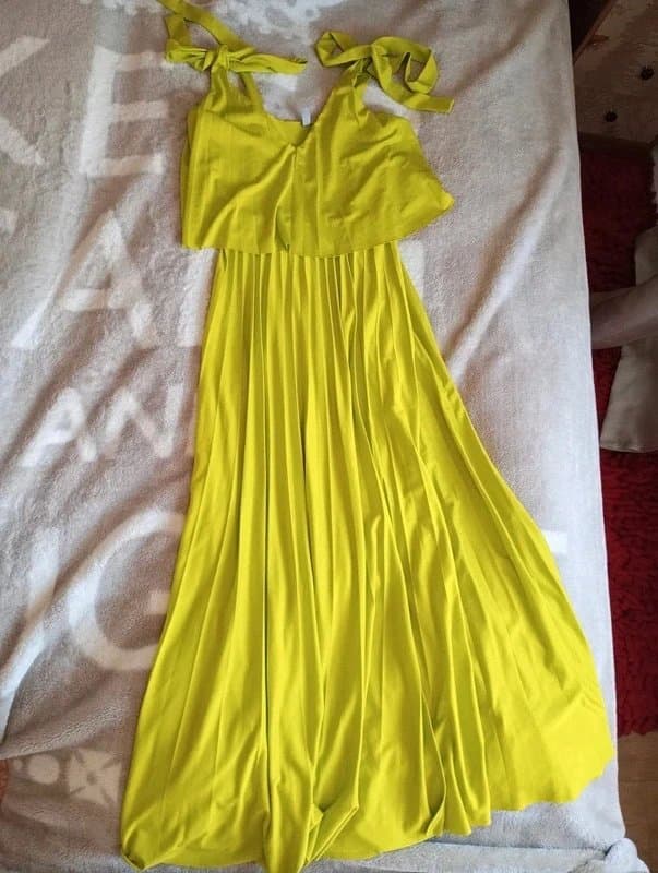 ASOS Lime maxi dress