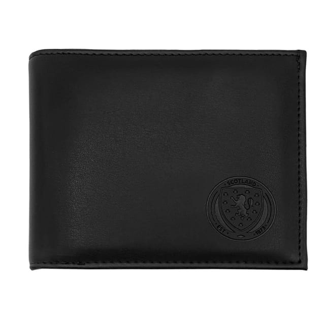 Scottish FA Scottish FA Men's Embossed Crest Wallet in Black - 2