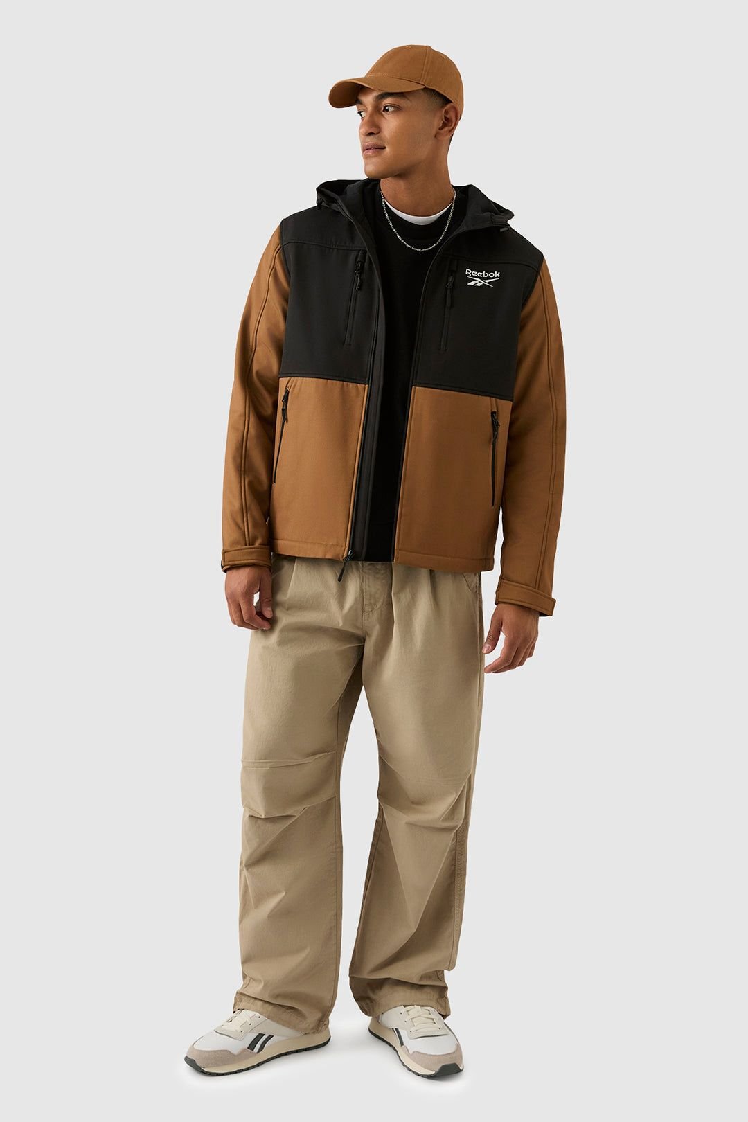 Reebok Reebok Men's Softshell Jacket in Brown - 3