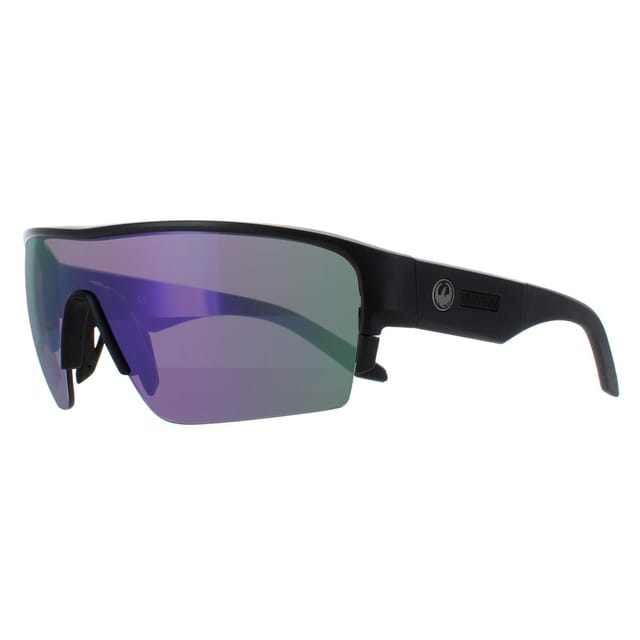 Dragon Dragon Men's Semi Rimless Matte Black Lumalens Purple & Spare Tracer X - 2