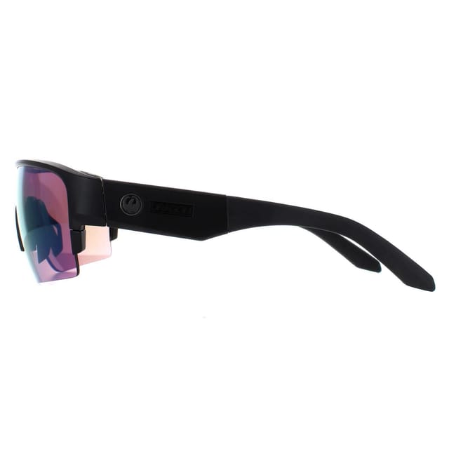 Dragon Dragon Men's Semi Rimless Matte Black Lumalens Purple & Spare Tracer X - 3