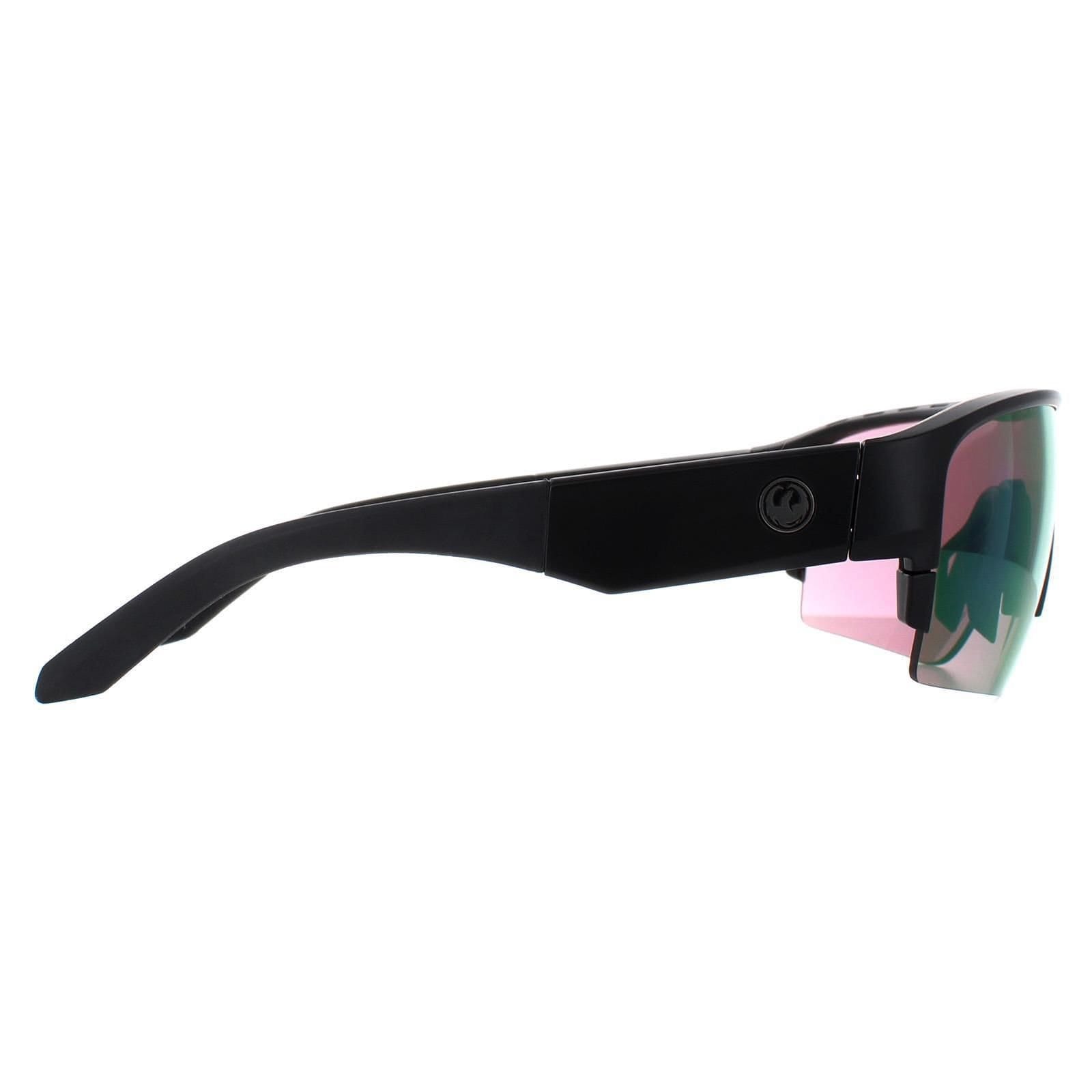 Dragon Dragon Men's Semi Rimless Matte Black Lumalens Purple & Spare Tracer X - 4