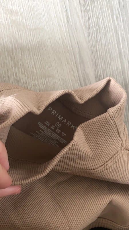 Primark Primark beige high neck bodysuit