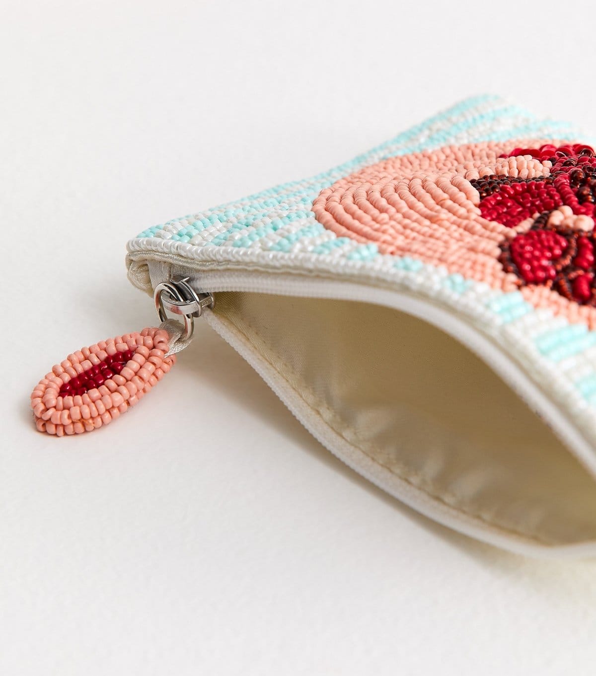 New Look Blue Beaded Lobster Zip Purse New Look - 4