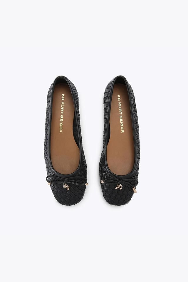 KG Kurt Geiger KG Kurt Geiger Women's 'Nora' Leather Flats in Black - 2